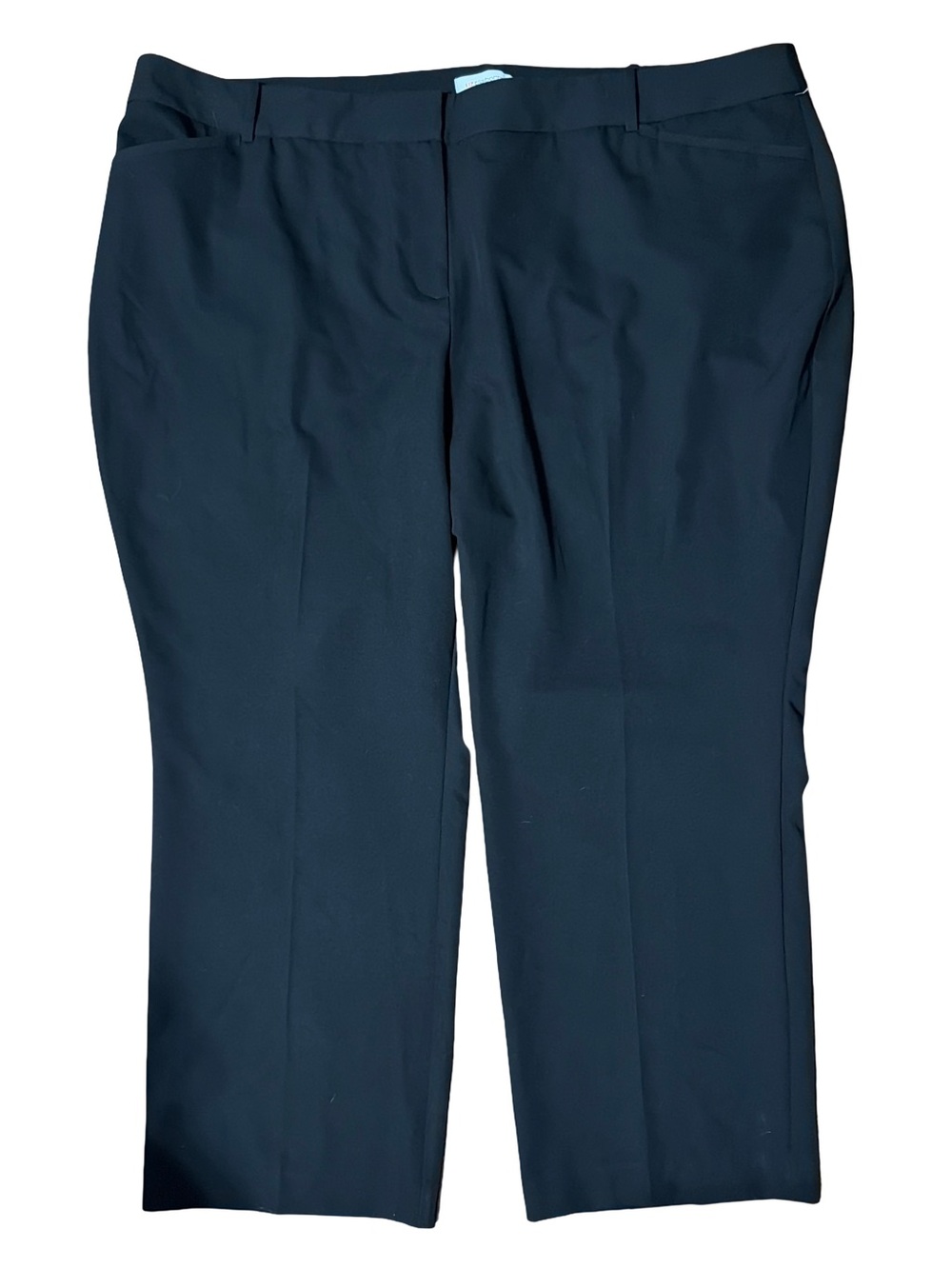 Liz Claiborne Audra Black Curvy Trouser 24W Short